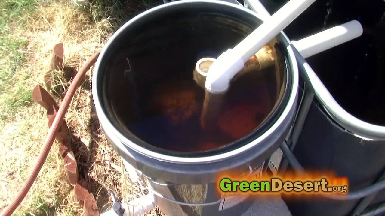 DIY $10 Aquaponics swirl filter