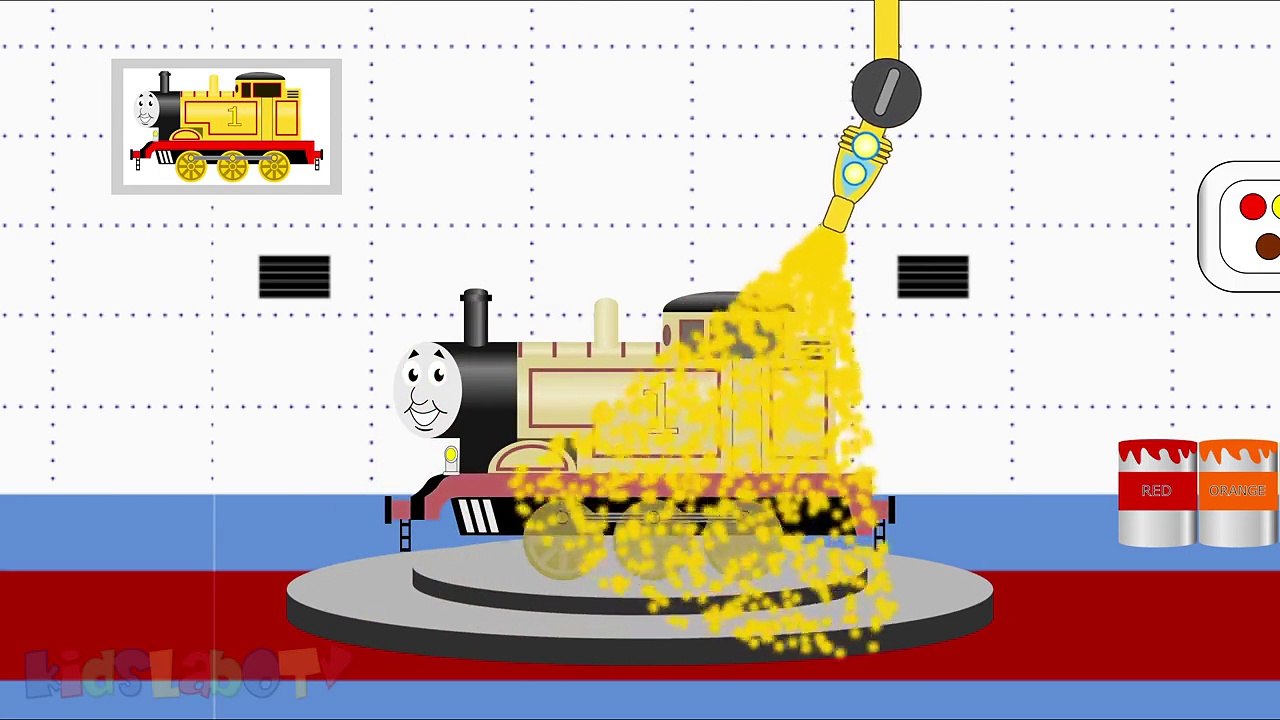 Learn Colours with Thomas The Tank Engine Colors Learning Video For