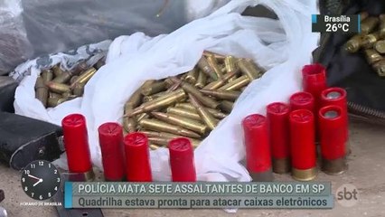 Membros de quadrilha morrem em confronto com a PM no interior de SP