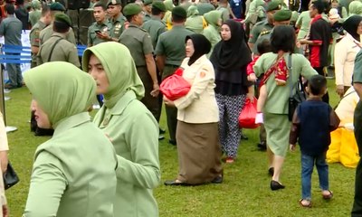 Memperingati HUT Ke-57, Kostrad Gelar Bazar Sembako Murah
