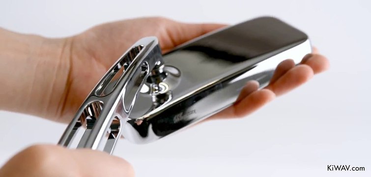 Motorcycle Mirrors Classic Chrome MX | KiWAV