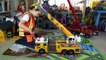 Construction Vehicles - Dickie Toys Crane Truck Toy Unboxing and Review
