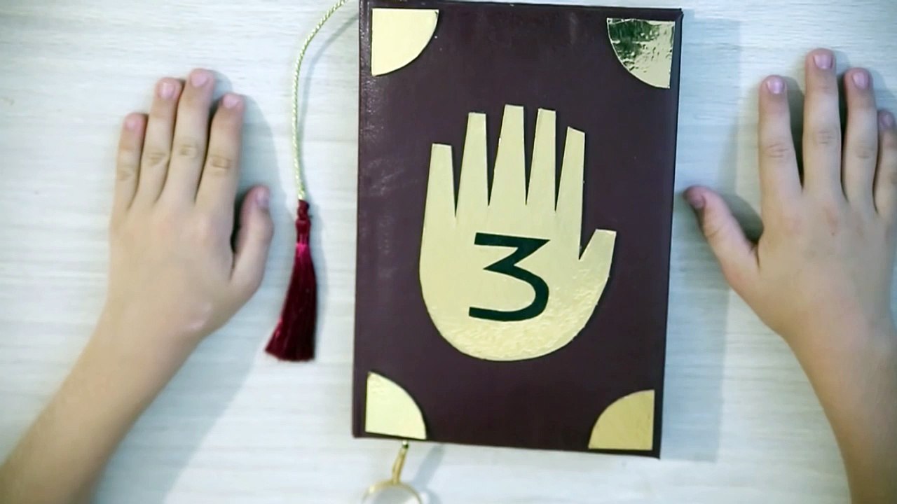 Как сделать дневник из Гравити Фолз 3 - своими руками - фан.версия (подготовим все страницы)