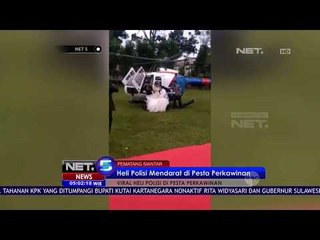Viral Helikopter Polisi Di Pesta Perkawinan  NET 5