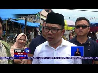 Kang Emil Blusukan Di Pasar Tradisional  NET 16