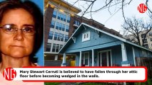 Woman Stuffed in the Wall after Falling Thru Attic Floor