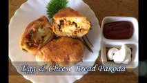 Egg & Cheese Bread Pakoda