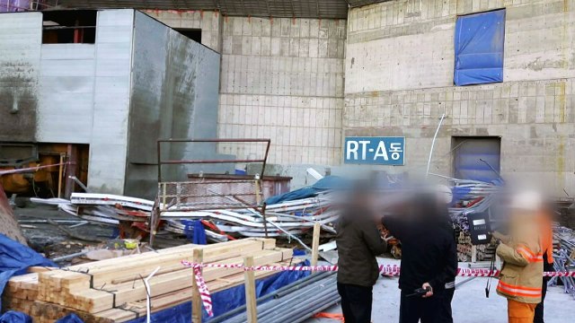 부산 엘시티 공사 현장 추락사고... 근로자 4명 사망 / YTN