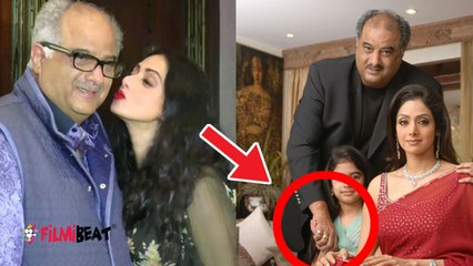 போனி கபூரின் சர்ப்ரைஸ் கிப்ட்டைப் பார்க்காமலேயே போன ஸ்ரீதேவி!- வீடியோ