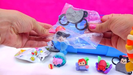 Series 2 Giant Disney Tsum Tsum Collection Case + 10 Surprise Mystery Blind Bags In Egg