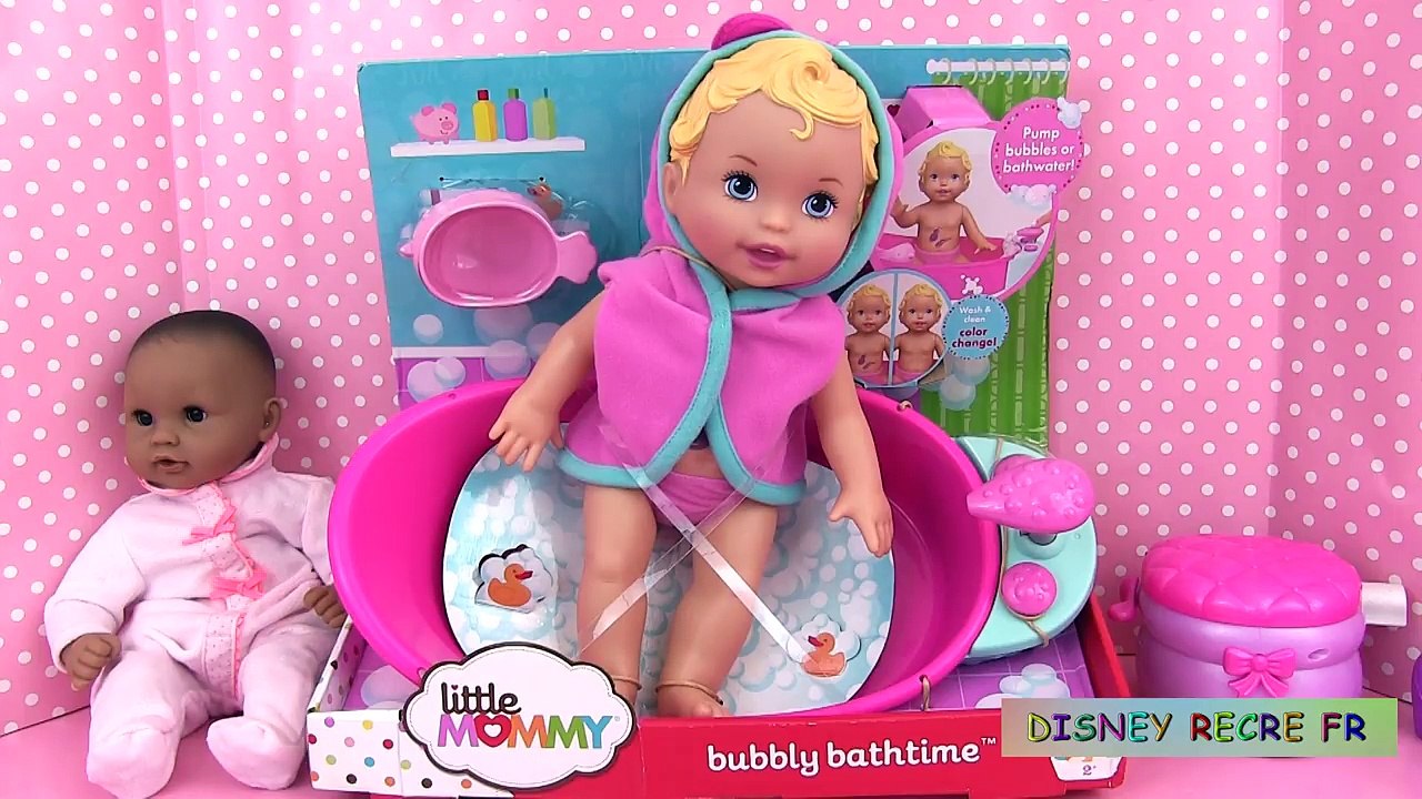 Little Mommy Bubbly Bathtime Bain de Bébé Poupon Baby Doll Color Changer