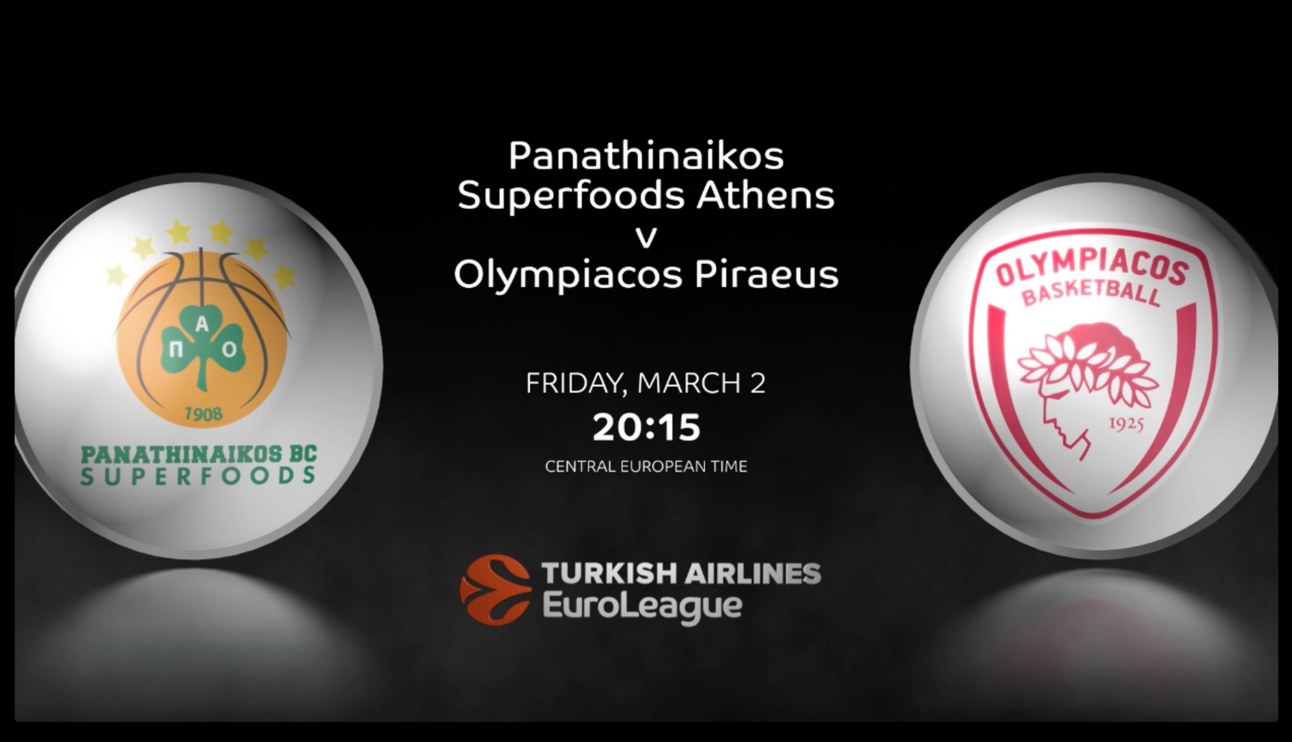 GameON: Panathinaikos Superfoods Athens vs Olympiacos Piraeus - video  Dailymotion
