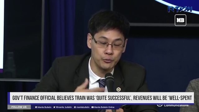 Gov’t finance official believes TRAIN was ‘quite successful’, revenues will be ‘well-spent