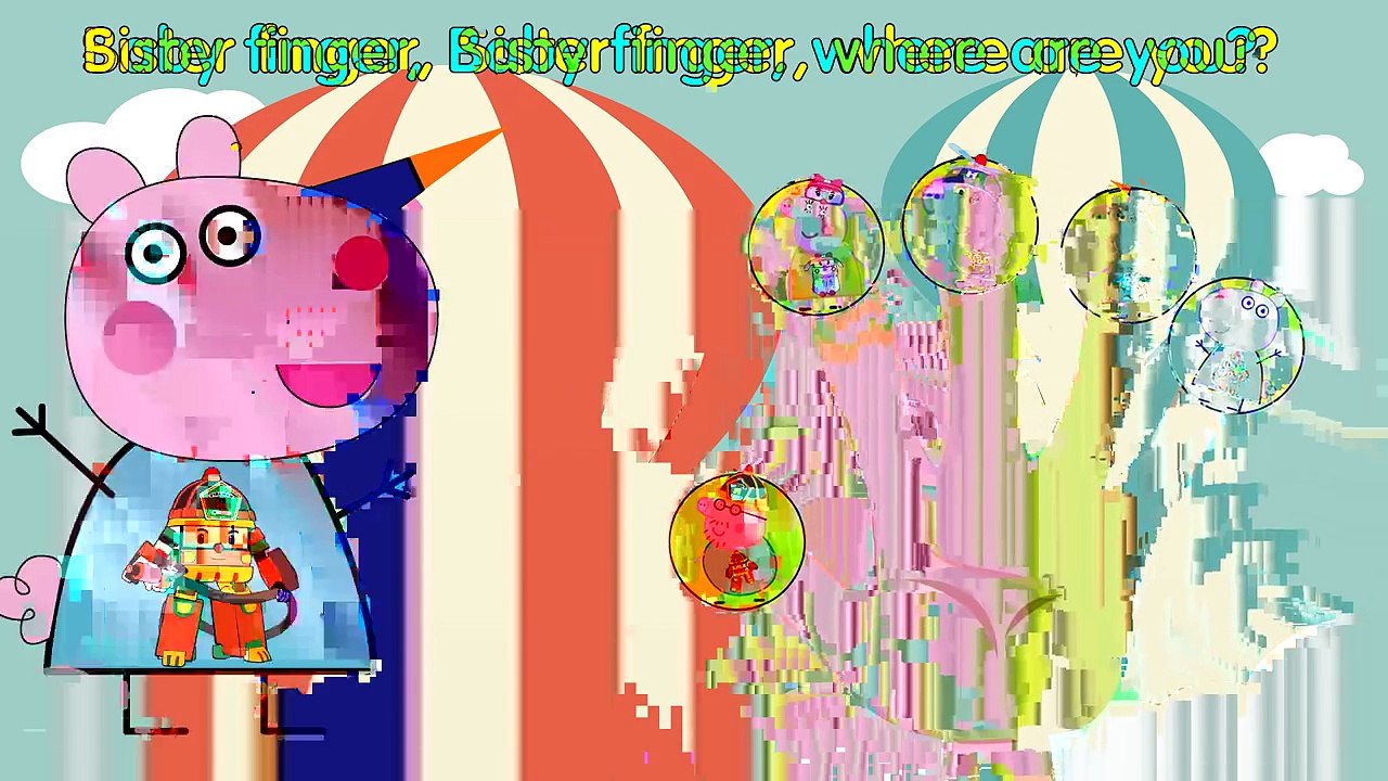#Peppa Pig #Robocar Poli #Finger Family #Nursery Rhymes Lyrics and More