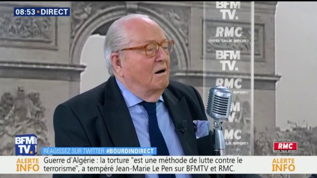 Jean-Marie Le Pen : Si je le pouvais je réduirais l'héritage de mes enfants pour disposer plus librement de mon patrimoine