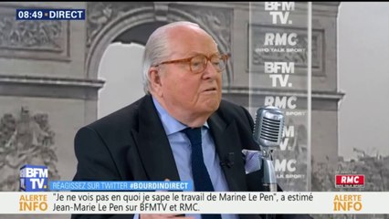 "Le FN n'est pas la propriété de la famille Le Pen", estime son fondateur, Jean-Marie Le Pen