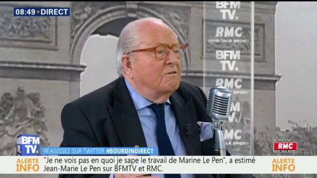 Le FN n'est pas la propriété de la famille Le Pen , estime son fondateur, Jean-Marie Le Pen