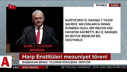 Başbakan Yıldırım: OperasyonLAR Afrin�le sınırlı değil