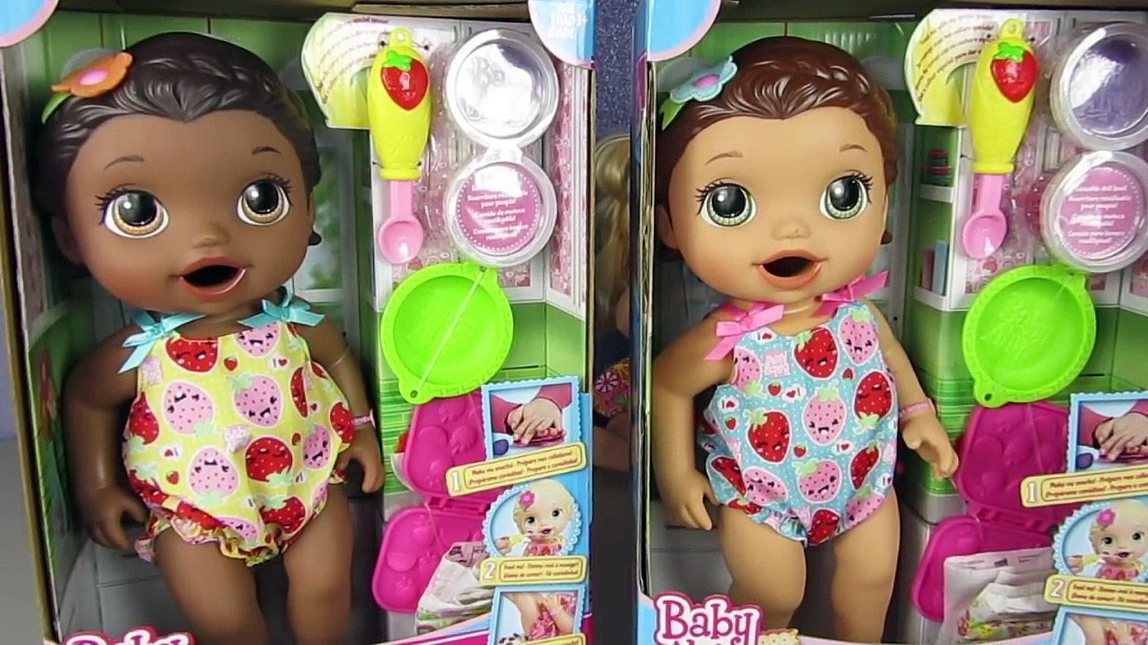 Baby Alive Super Snackin Lily SISTERS Unboxing + Feeding + Changing and Snackin Sara Dolls!