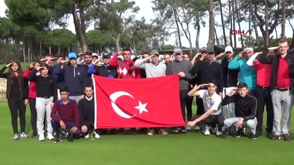 Milli Golfçülerden Asker Selamı - Hd
