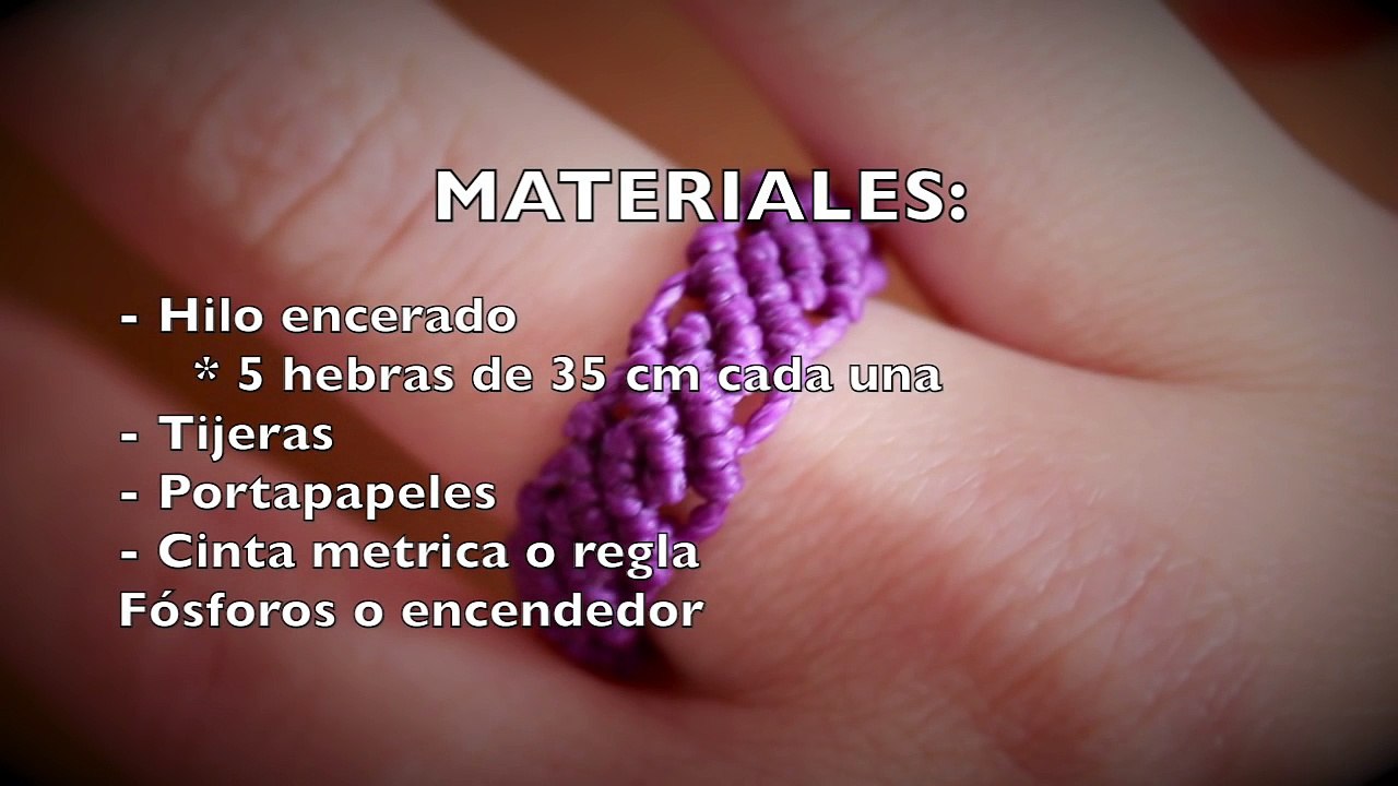 Anillo ondas ♥︎ macrame tutorial | como hacer | how to