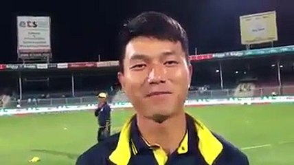 Hilarious Interview of Chinies Player at PSL