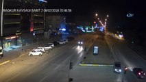 Erzincan'daki trafik kazaları MOBESE kameralarında