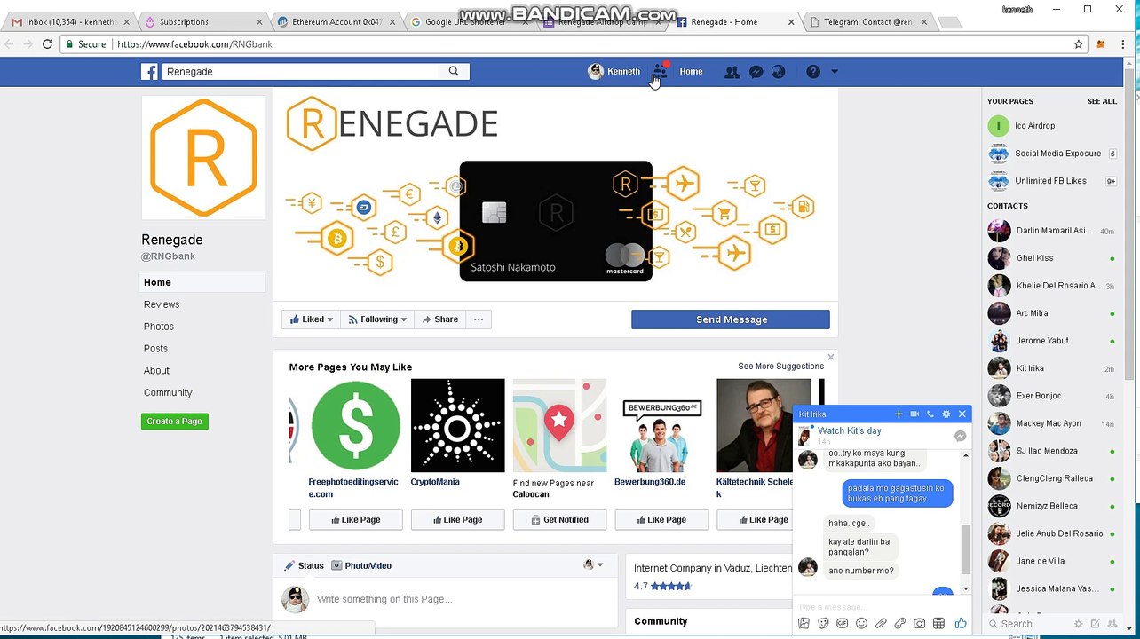 Renegade (RGD) Airdrop New ICO Token, New Coin Bounty Airdrop Free Giveaway