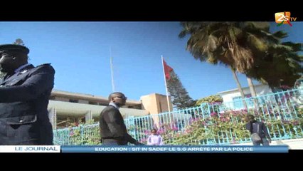 ÉDUCATION : SIT IN SADEF LE S.G. ARRÊTÉ PAR LA POLICE