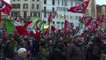 Dernier meeting des néofascistes italiens avant les élections