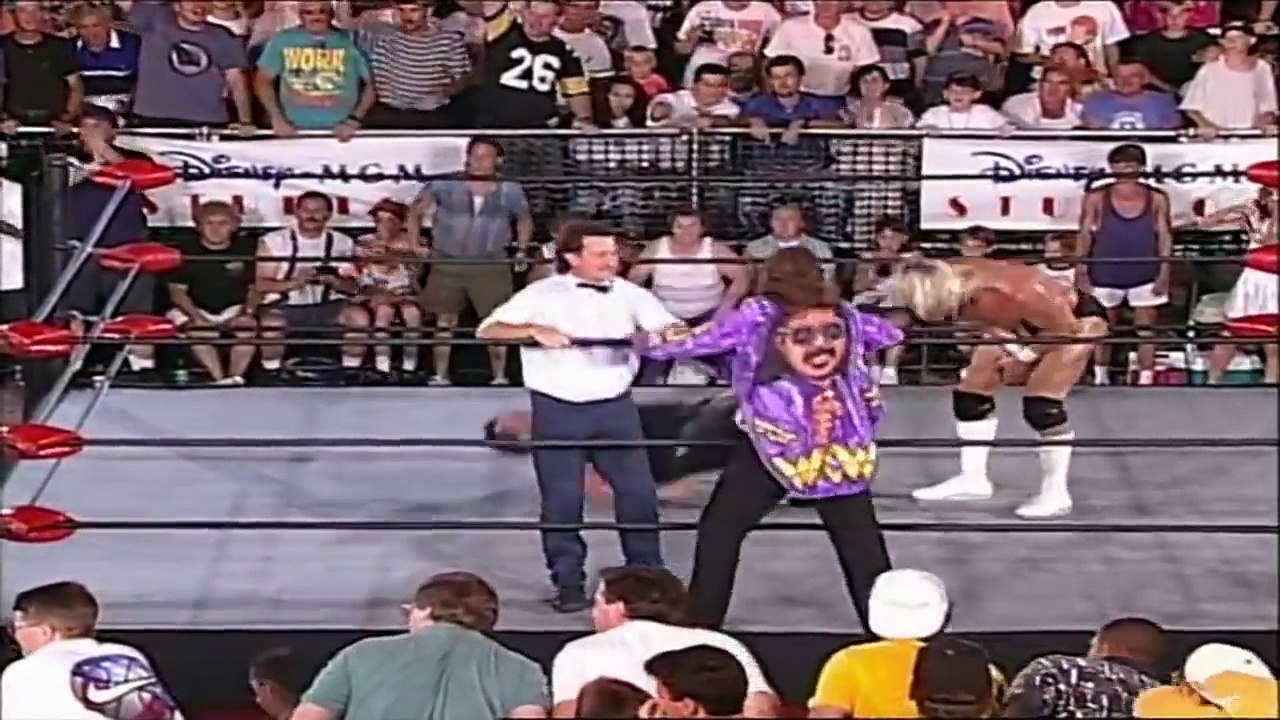 N.W.O. attacks Lex Luger & promo Nitro July 15, 1996