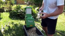 Gartenhäcksler Viking GE 110 am Limit, garden shredder at the power limit