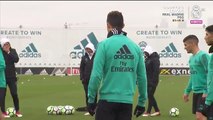 Último entrenamiento del Real Madrid antes de enfrentarse al Getafe