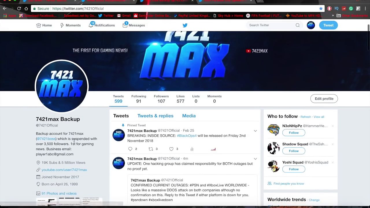 PSN & XBOX LIVE BOTH DOWN (March 2018): MASSIVE DDOS ATTACK?! | PSN AND XBOX LIVE DOWN