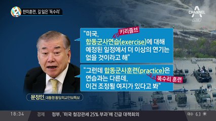 한미훈련, 길 잃은 ‘독수리’