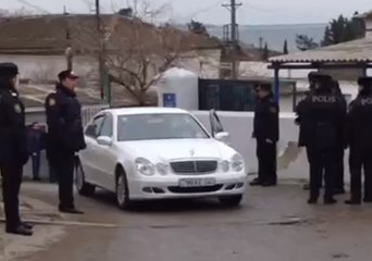 People Gather Outside Azerbaijan Drug Treatment Center Following Deadly Fire
