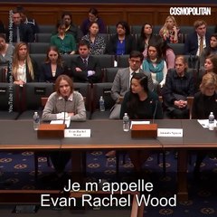 Le discours d'Evan Rachel Wood sur le viol devant le Congrès
