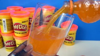 DIY How To Make Fanta Play Doh Modelling Clay Orange Flavour Learn Colors