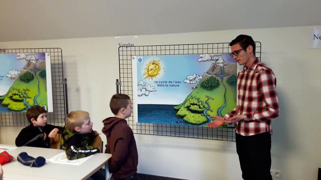 A Dour, les élèves de primaire suivent une classe d'eau pour devenir des hydro-citoyens responsables