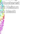 Sitback Air  Heizung universales Rückenstützkissen mit Heizung Stoff mex black