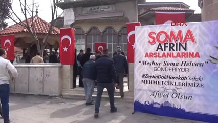 Manisa Soma'dan Afrin'e 2.5 Ton Helva Gönderildi