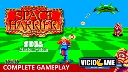 Space Harrier (Master System) Complete Gameplay