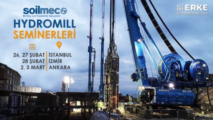 Tải video: Soilmec Hydromill Seminerleri (İstanbul, İzmir, Ankara) 26 Şubat - 3 Mart 2018 / Erke Group