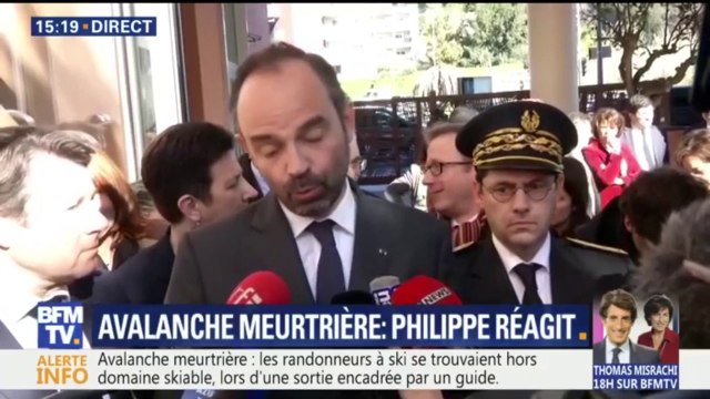Avalanche dans les Alpes-Maritimes: Un certain nombre de victimes et de disparus sont en train d’être recherchés , déclare Philippe