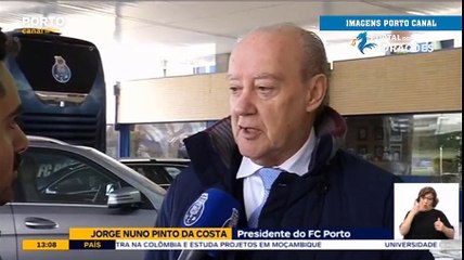 Pinto da Costa antevê o clássico: "Estou tranquilo e plenamente confiante"