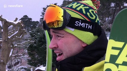 UK man attempts to reinvent south-west town as ski resort