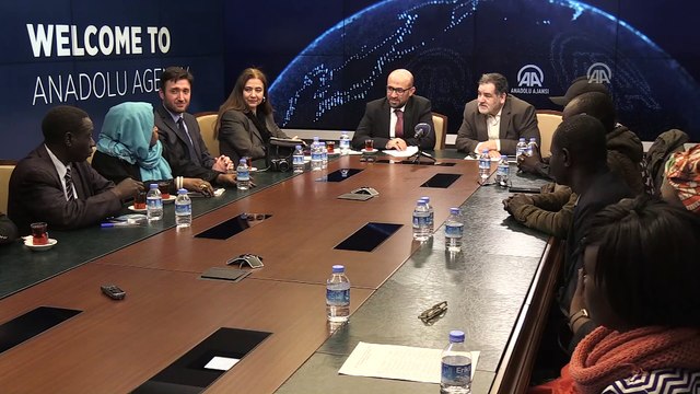 Güney Sudan medya heyetinden AA'ya ziyaret - ANKARA