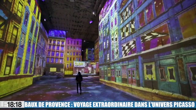 Le 18:18 : embarquez pour un voyage magique dans l’univers Picasso dans les « Carrières de Lumières » aux Baux de Provence