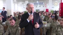 Başbakan Yıldırım 1.ordu Komutanlığı'da Askerlerle Yemek Yedi (2) - İstanbul