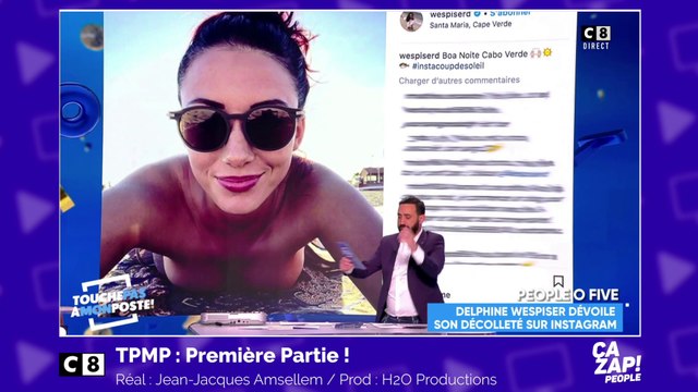 Delphine Wespiser affiche son décolleté sur Instagram